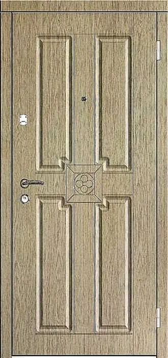 Входная дверь Kiparis-1 (МДФ Винорит / МДФ Филенчатый) - внешняя сторона