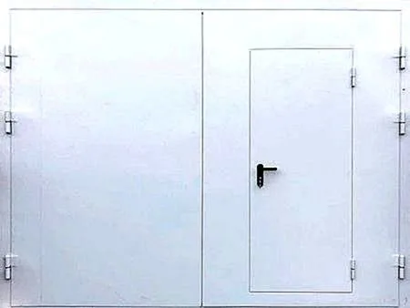 Противопожарные ворота Fenix-15 (Нитроэмаль) - внешняя сторона