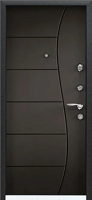 Входная дверь Aurora-12 (Порошковое напыление / МДФ ПВХ) - внутренняя сторона