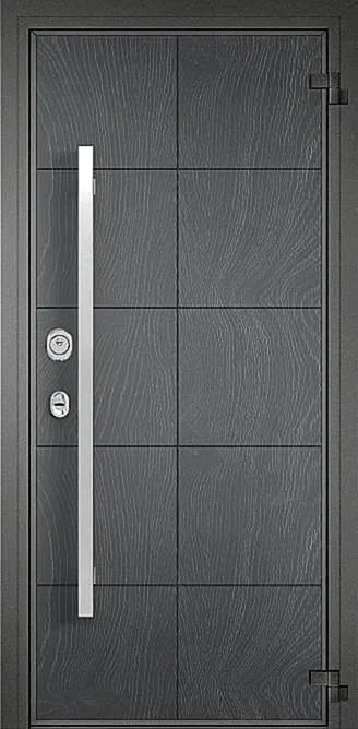 Входная дверь Czar-3 (МДФ Винорит / Массив дерева) - внешняя сторона
